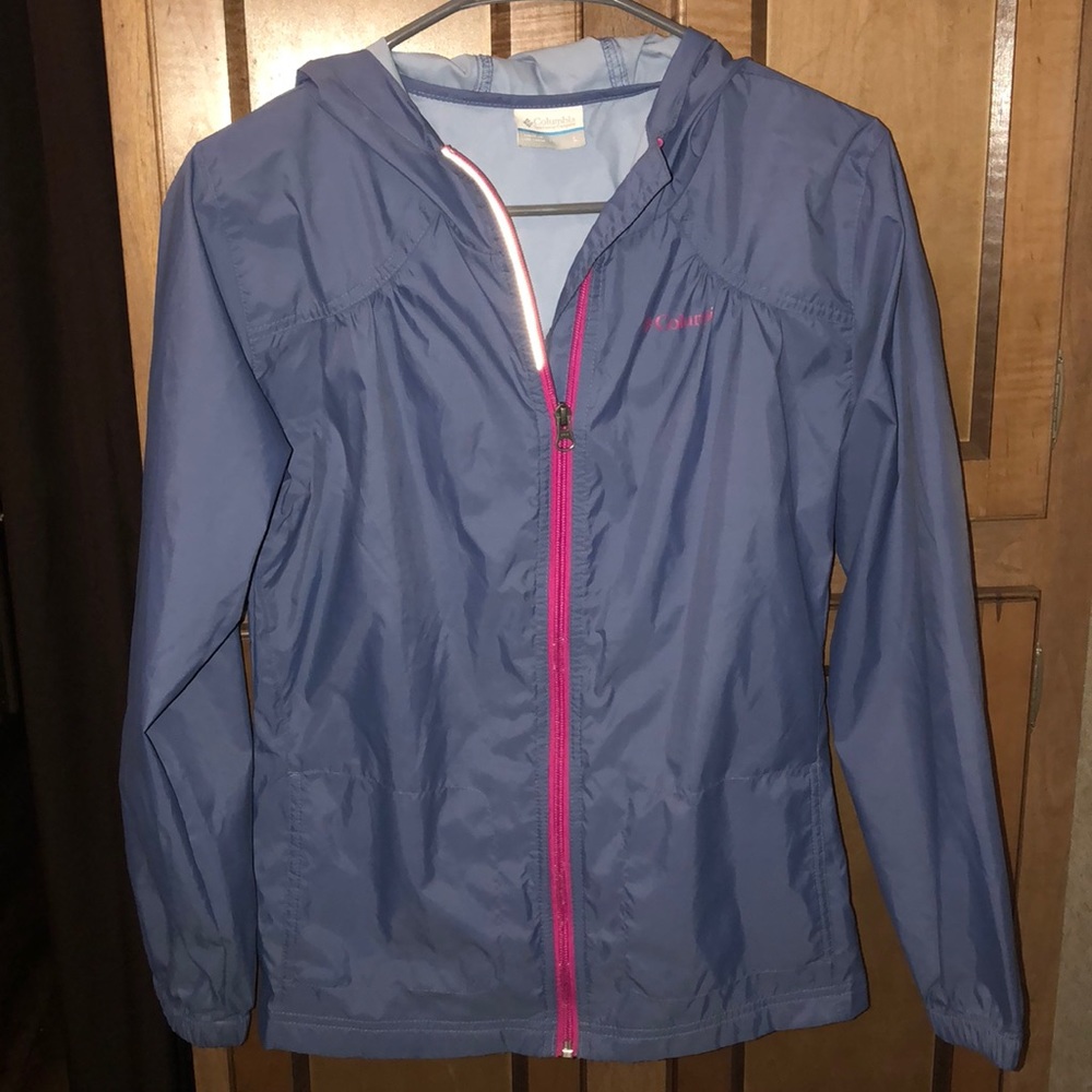 Girls Columbia rain jacket